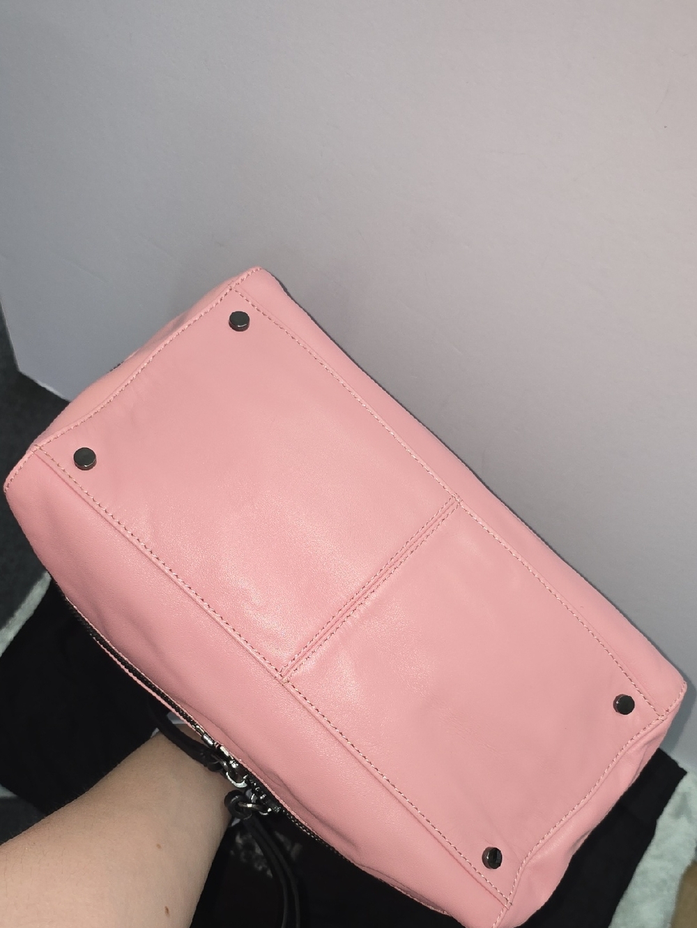 Karl Lagerfeld Leather Satchel - Picture 8 of 14